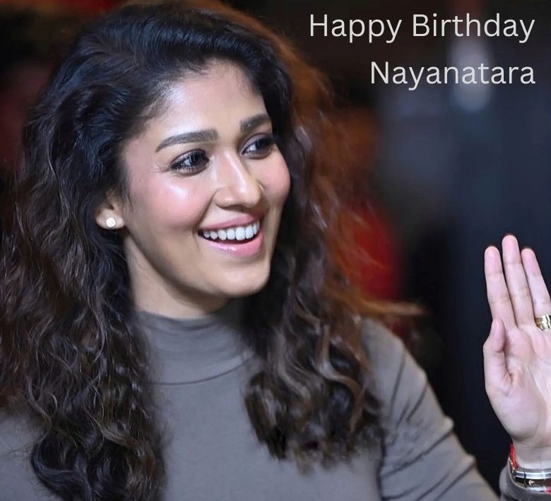 wishing the lady superstar Nayanatara a Blockbuster Birthday